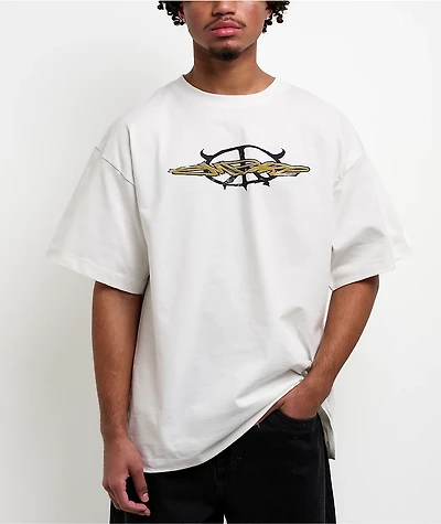 Empyre Skurf Peace Sign White T-Shirt