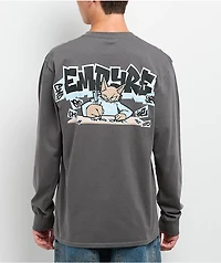 Empyre Slap 4 Charcoal Long Sleeve T-Shirt