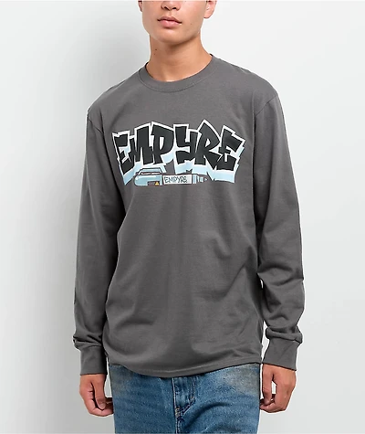 Empyre Slap 4 Charcoal Long Sleeve T-Shirt