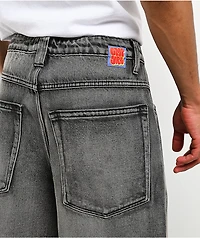 Empyre Slate Grey Wash Ultra Wide Skate Jeans