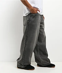 Empyre Slate Grey Wash Ultra Wide Skate Jeans