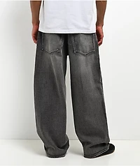 Empyre Slate Grey Wash Ultra Wide Skate Jeans
