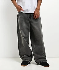 Empyre Slate Grey Wash Ultra Wide Skate Jeans