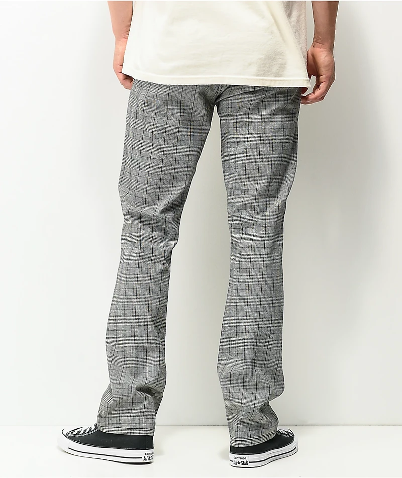 Empyre Sledgehammer Plaid Grey Chino Pants