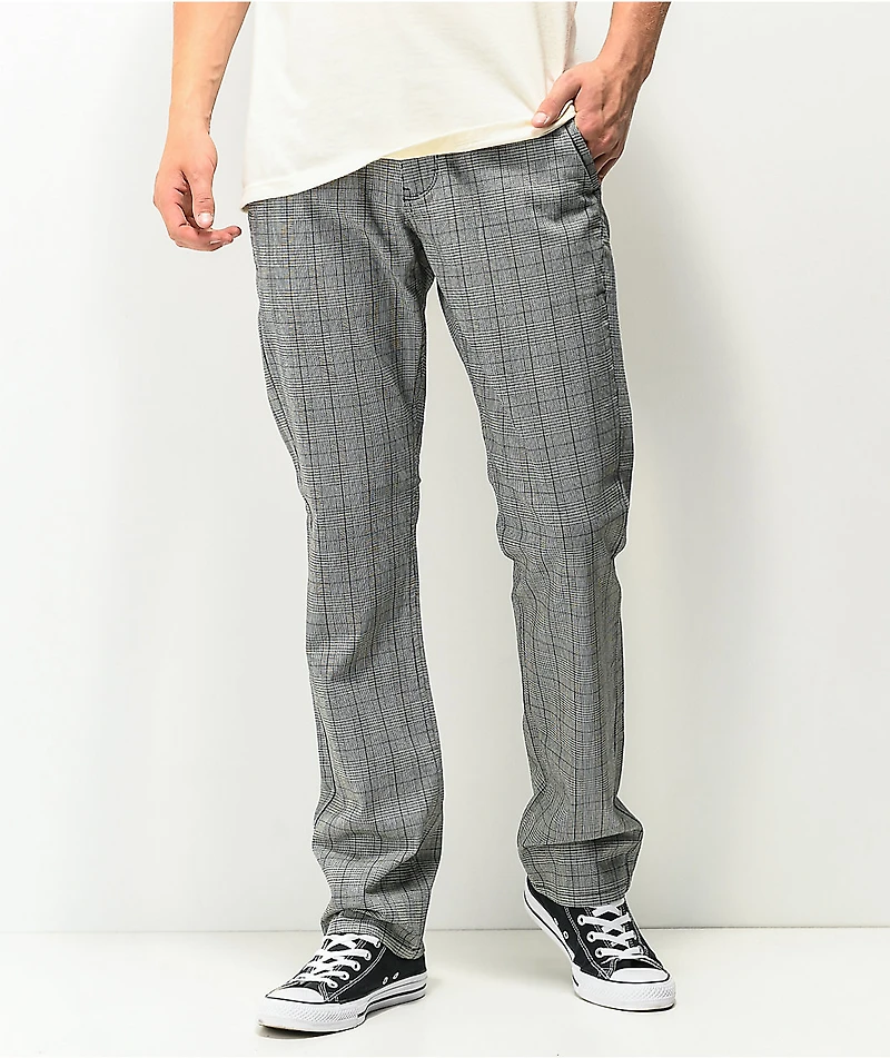 Empyre Sledgehammer Plaid Grey Chino Pants