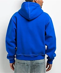 Empyre Slime Blue Crop Zip Hoodie