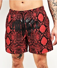 Empyre Snake Floater Red & Black Board Shorts