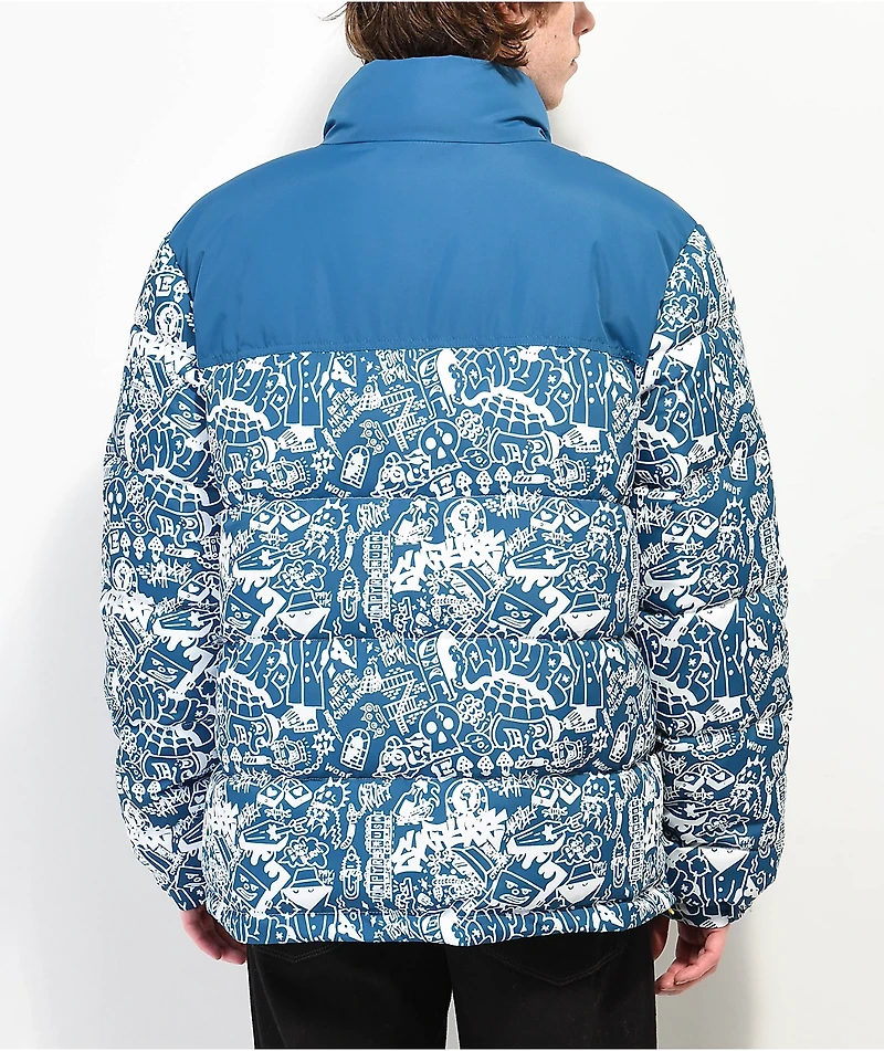 Empyre Spectral Teal Puffer Jacket