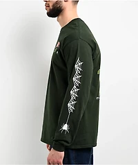 Empyre Spider Rose Green Long Sleeve T-Shirt
