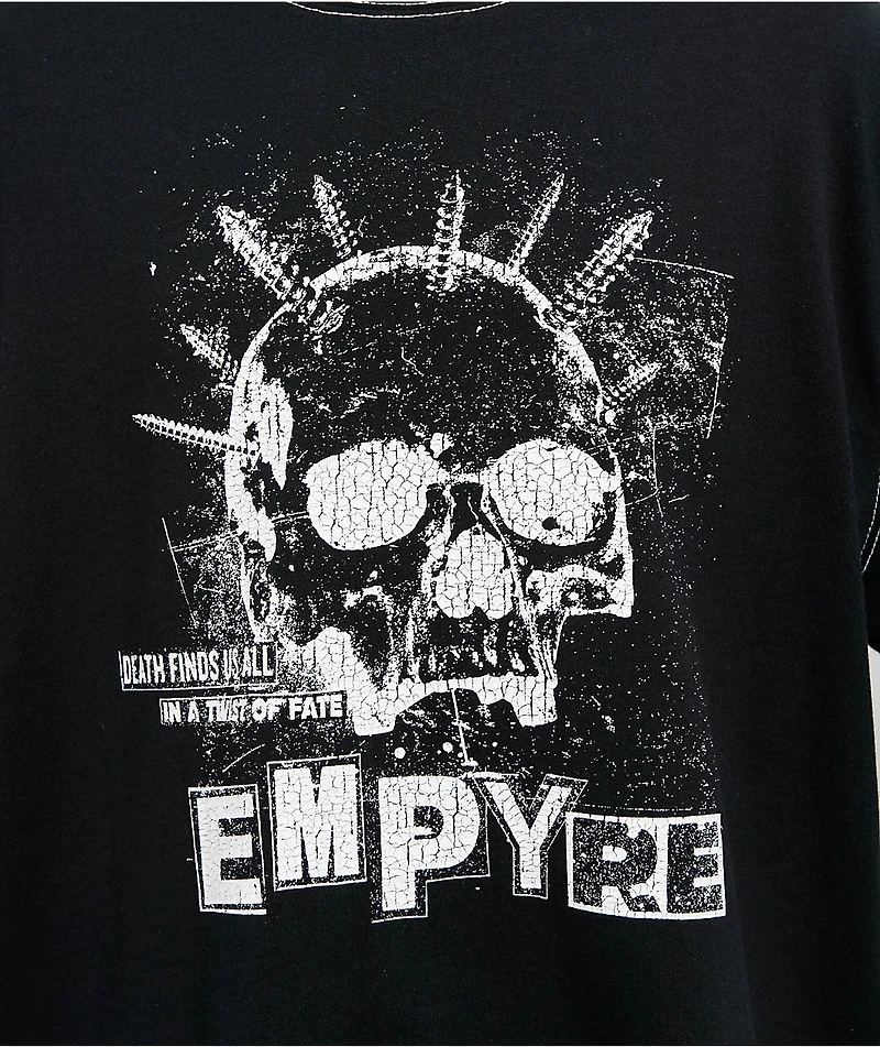 Empyre Spiked Loose Screw Black & Red 2fer Long Sleeve T-Shirt