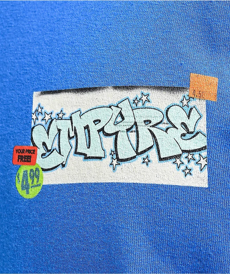 Empyre Spray Can Blue Long Sleeve T-Shirt