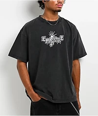 Empyre Spray Punk Black Wash T-Shirt
