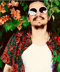 Empyre Sprout Flower Sun White Sunglasses