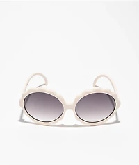 Empyre Sprout Flower Sun White Sunglasses