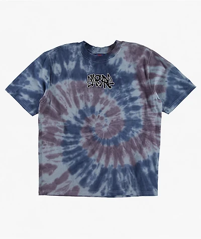Empyre Spun Out Blue Tie Dye T-Shirt