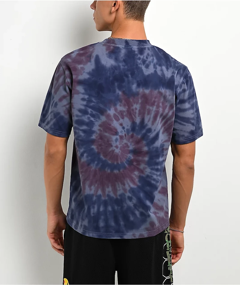 Empyre Spun Out Blue Tie Dye T-Shirt