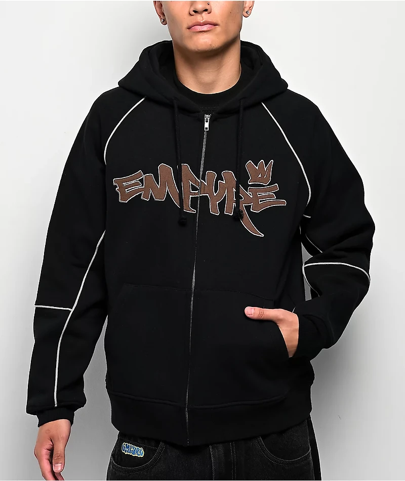 Empyre Squad Up Black Zip Hoodie