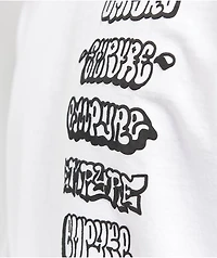 Empyre Stacked White Long Sleeve T-Shirt