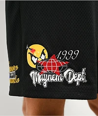 Empyre Star Black Mesh Shorts