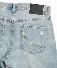 Empyre State Destroyed Denim Shorts