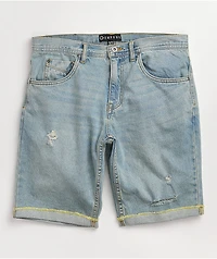 Empyre State Destroyed Denim Shorts