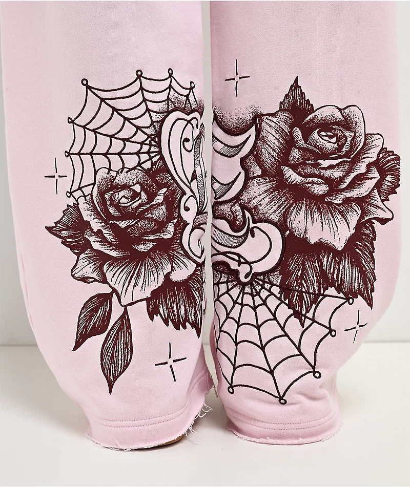 Empyre Stella Pink Wide Leg Sweatpants