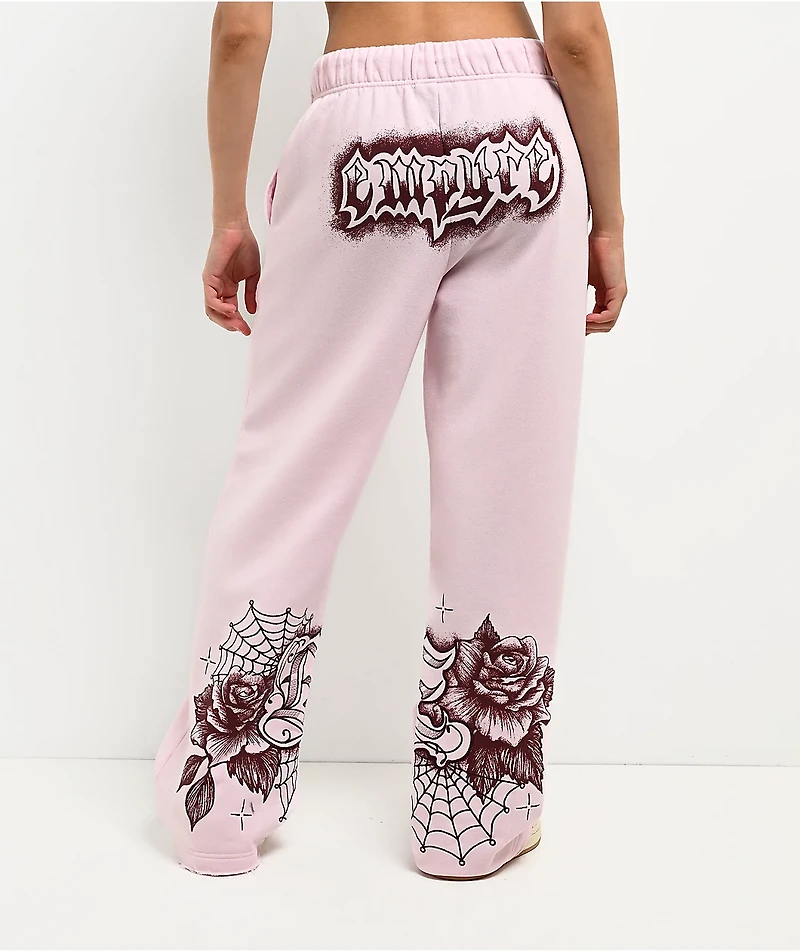 Empyre Stella Pink Wide Leg Sweatpants