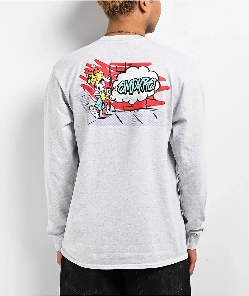 Empyre Stroll Grey Long Sleeve T-Shirt