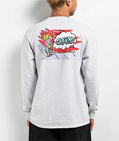 Empyre Stroll Grey Long Sleeve T-Shirt