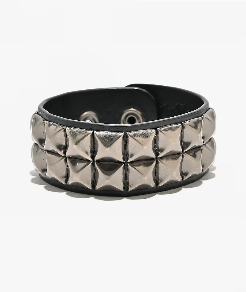 Empyre Stud Black Cuff Bracelet