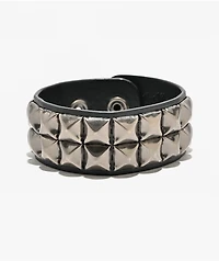 Empyre Stud Black Cuff Bracelet