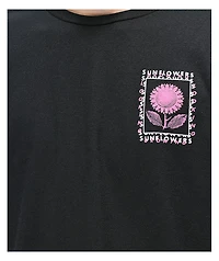 Empyre Sunflowers Black T-Shirt