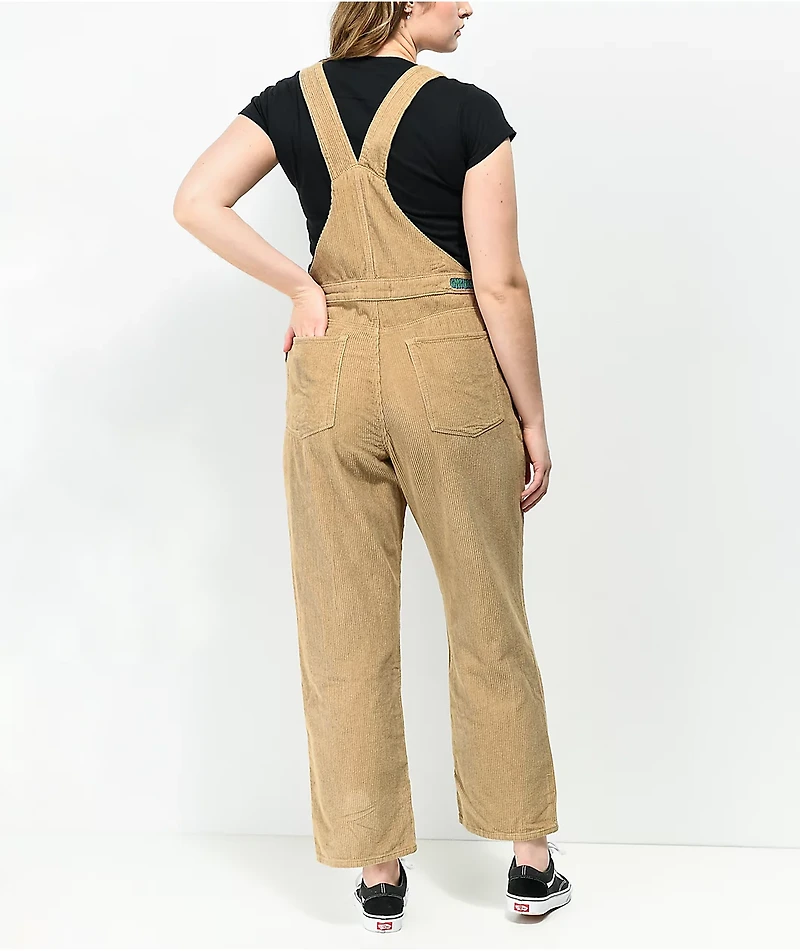 Empyre Suzie Khaki Corduroy Overalls