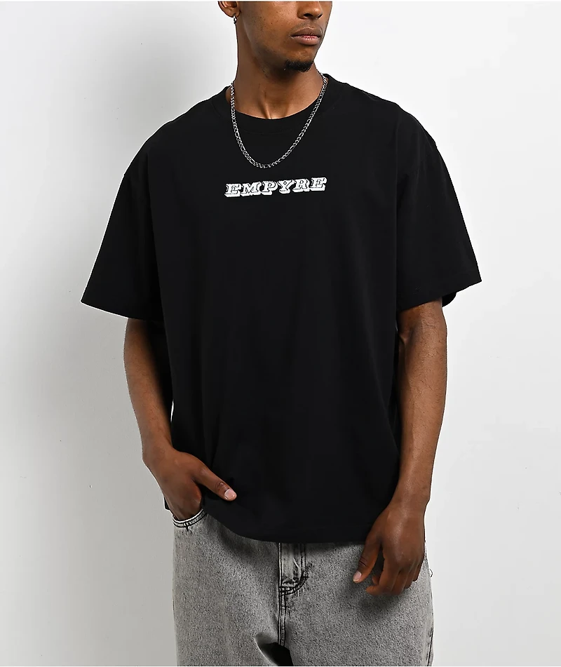 Empyre Sweet Grunge Black Boxy T-Shirt