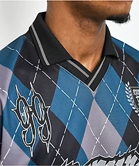 Empyre Swift Blue & Grey Argyle Soccer Jersey