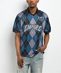 Empyre Swift Blue & Grey Argyle Soccer Jersey