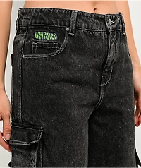 Empyre Sydney Bold Black Wash Cargo Shorts