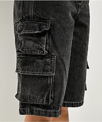 Empyre Sydney Bold Black Wash Cargo Shorts