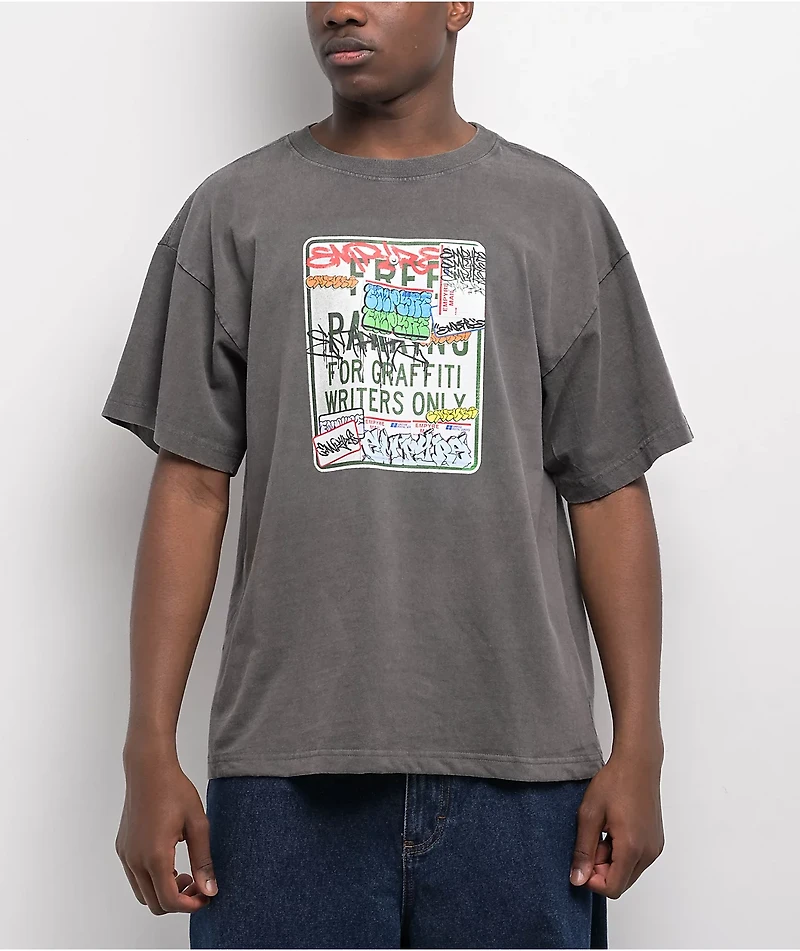 Empyre Tagged Signs Charcoal T-Shirt