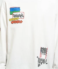 Empyre Tagged Signs White Long Sleeve T-Shirt