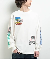 Empyre Tagged Signs White Long Sleeve T-Shirt