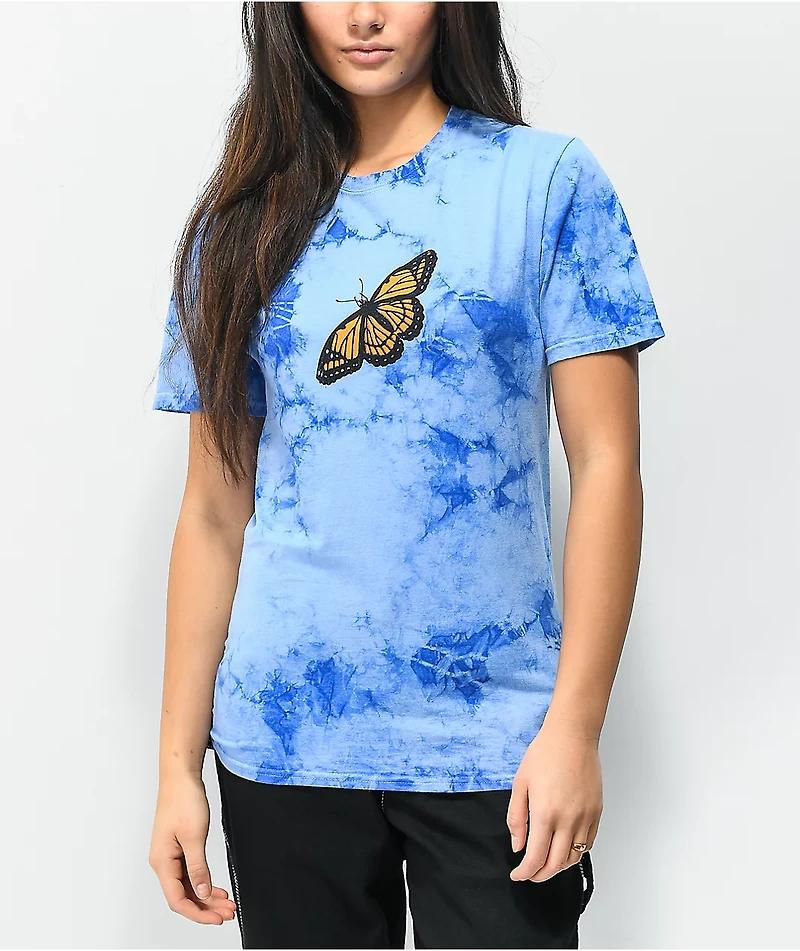 Empyre Take Care Blue Tie Dye T-Shirt