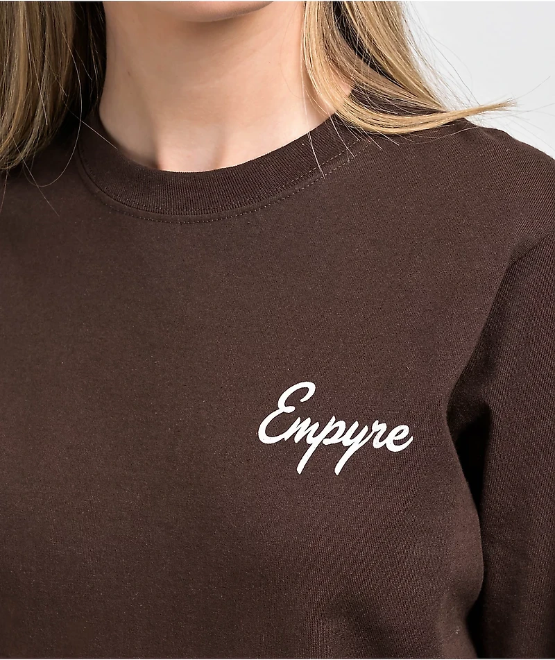 Empyre Talk Is Cheap Brown Long Sleeve T-Shirt