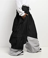 Empyre Tamarak Black & Grey 10K Ultra Baggy Snowboard Pants