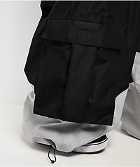Empyre Tamarak Black & Grey 10K Ultra Baggy Snowboard Pants