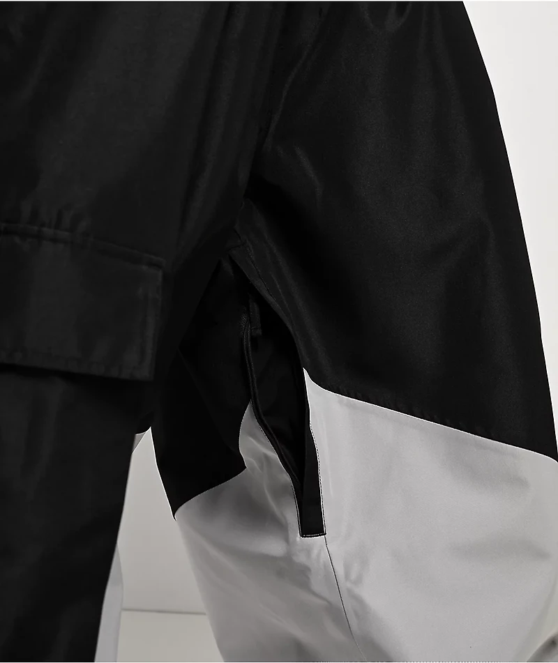 Empyre Tamarak Black & Grey 10K Ultra Baggy Snowboard Pants