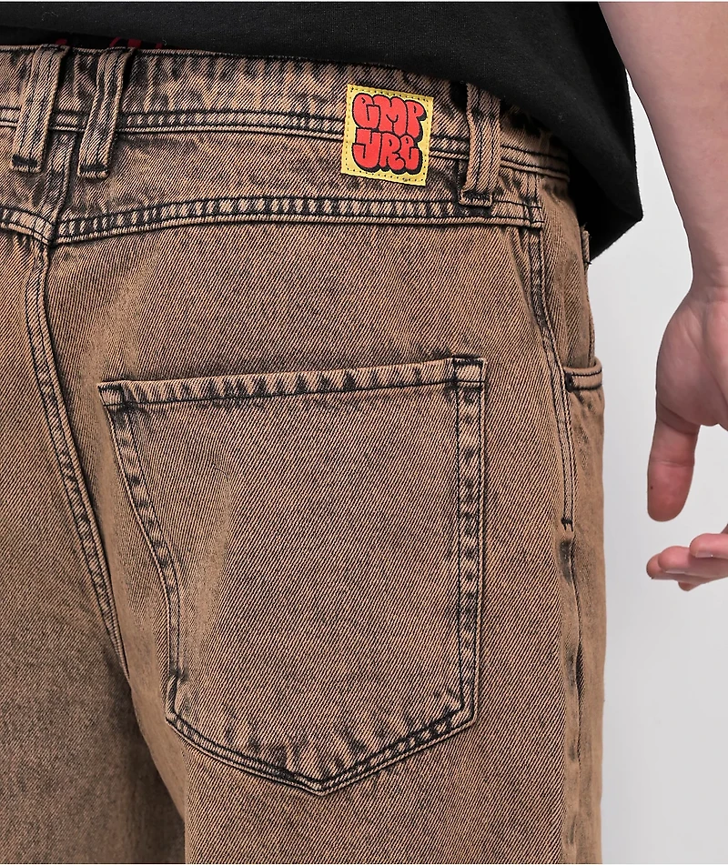 Empyre Tan & Black Dye Skate Jeans