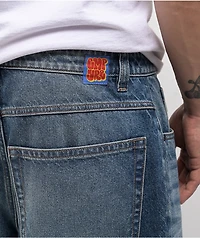 Empyre Tank Blue Wash Ultra Wide Skate Jeans