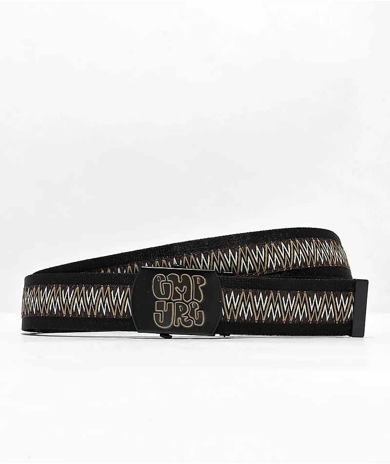 Empyre Taped Black, Grey & Brown Web Belt
