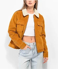 Empyre Tatum Brown Corduroy Jacket